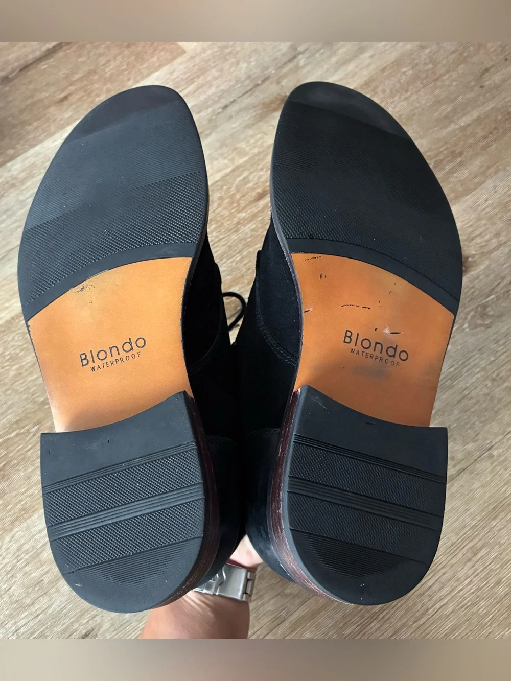 Blondo Konor Waterproof Chukka Boots Black Suede Men’s Shoes Size 11 M